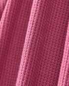 Baby Girl PurelySoft Long-Sleeve Sleeper- Pink, image 5 of 8 slides