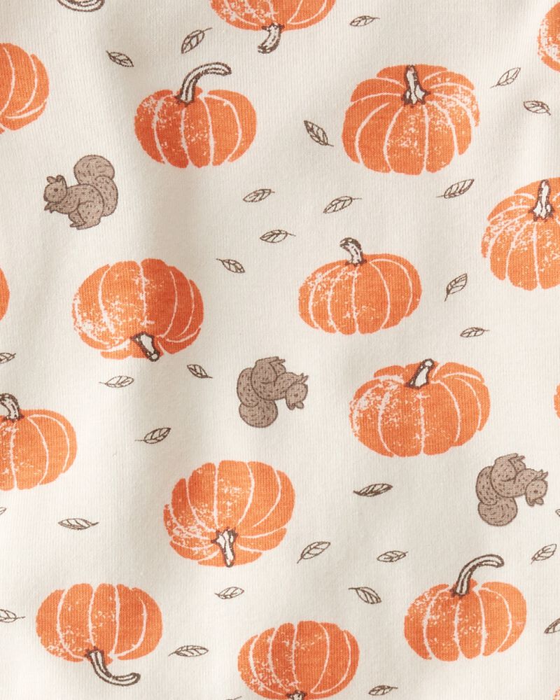 Baby Organic Cotton Pyjamas in Harvest Hollow Print, image 3 of 4 slides