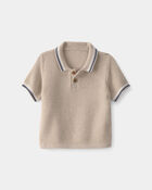 Baby Boy Polo Shirt - Brown, image 1 of 3 slides