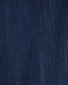 Baby 2-Piece Long-Sleeve Tee & Denim Jumpsuit Set, image 5 of 6 slides