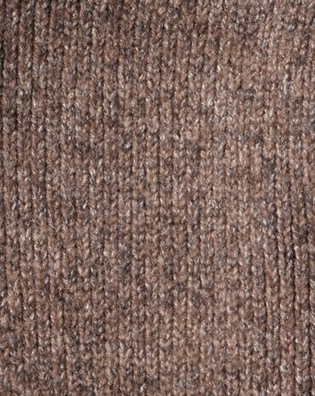 Baby Boy Long-Sleeve Hooded Sweater - Brown, 