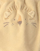 Baby 3-Piece Lion Terry Short-Sleeve Layering Set - Yellow, image 7 of 8 slides