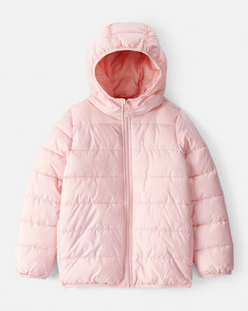 Jeune - Blouson matelassé à capuchon - Rose, 