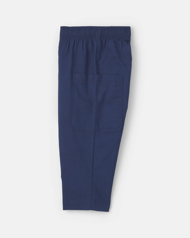 Baby Boy 2-Piece Chambray Short-Sleeve Top & Pant Set, image 3 of 5 slides