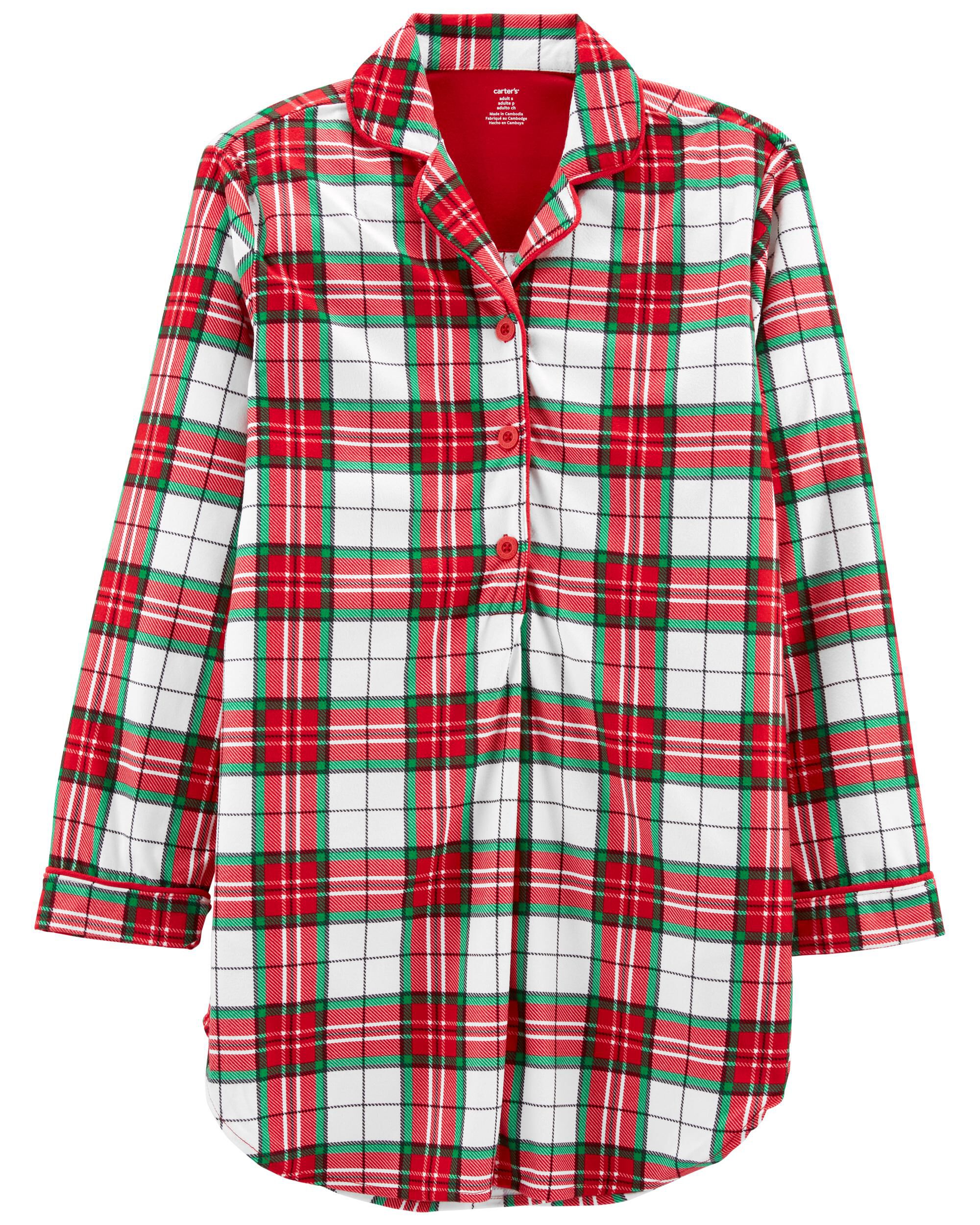 Carters fleece nightgown sales