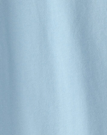 Gar&ccedil;ons - T-shirt henley uni - Bleu, 