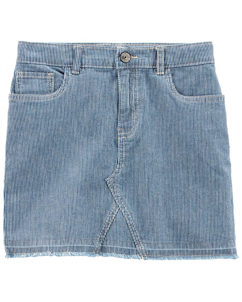 Enfant Jupe en denim rayé, image 1 sur 2 diapositives