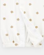 Baby Preemie Snail Cotton Sleeper Gown, image 4 of 6 slides