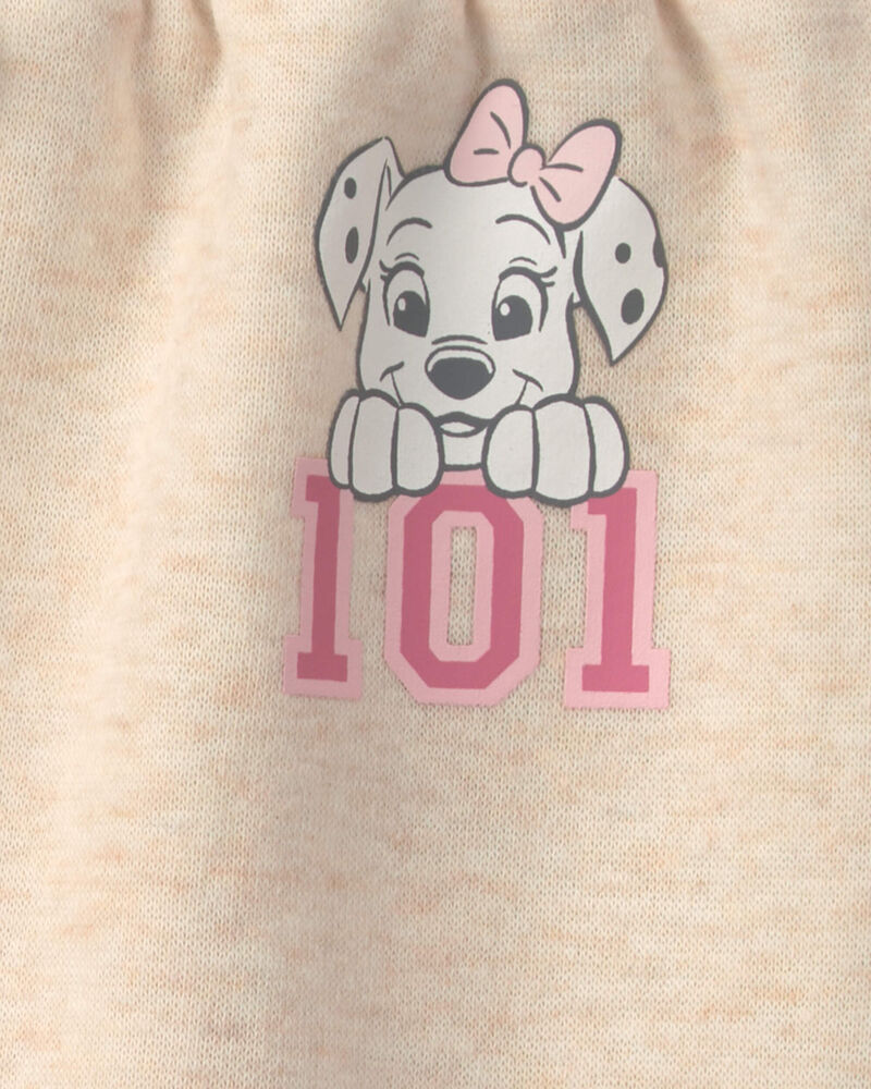 Toddler Girl 2-Piece Disney&copy; 101 Dalmatians Top & Pant Set - Cream, image 5 of 5 slides