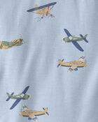 Baby Boy 2-Pack Plane PurelySoft Bodysuits - Blue, image 4 of 6 slides