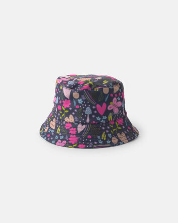 Toddler Girl Kombi Undercover Hat - Floral, 