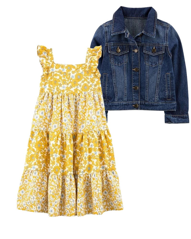 Carters jean dress hotsell