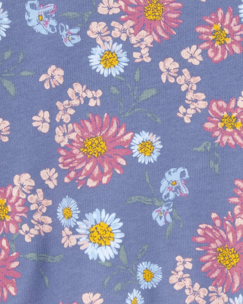 Girls Floral Print Twist Back Top, image 3 of 4 slides
