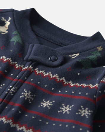B&eacute;b&eacute; - Grenouill&egrave;re en coton biologique &agrave; motif jacquard, 