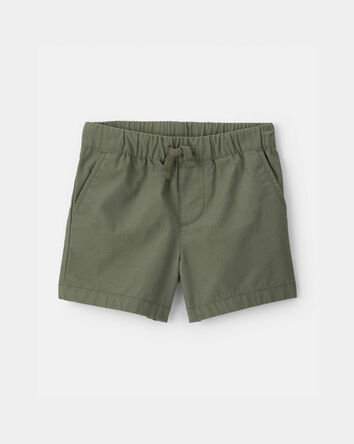 Baby Boy Canvas Shorts - Green, 