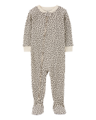 Baby Girl 1-Piece Floral Thermal Footie Pyjamas, image 1 of 4 slides