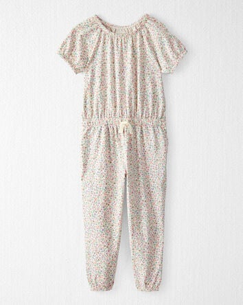 Toddler Organic Cotton Floral-Print Jumpsuit, 