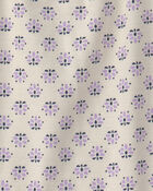 B&eacute;b&eacute; fille - Ensemble 2 pi&egrave;ces cache-couche et short - Mauve/Ivoire, image 2 sur 3 diapositives