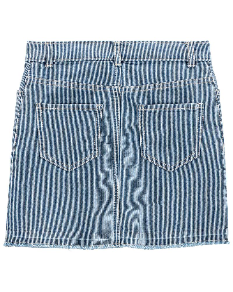Kid Striped Denim Skirt, image 2 of 2 slides