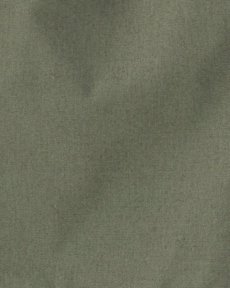 Baby Boy Canvas Shorts - Green, image 3 of 4 slides