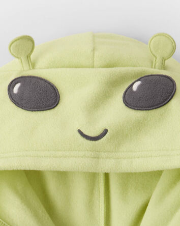 Boys Alien Fleece Long-Sleeve Snug Fit 1-Piece Pyjamas, 