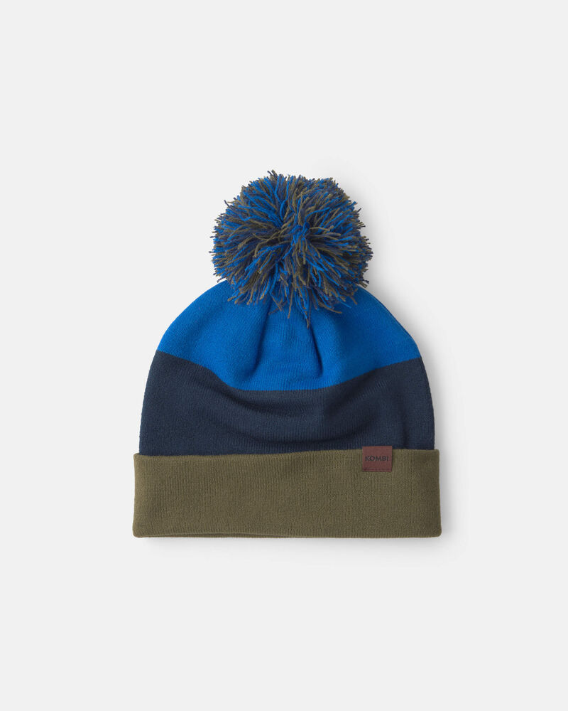 Boys Kombi Level Pom Hat - Navy, image 1 of 2 slides