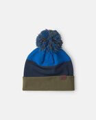 Boys Kombi Level Pom Hat - Navy, image 1 of 2 slides