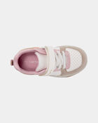 Toddler Girl Colour Block Casual Sneakers - Pink/White, image 4 of 6 slides