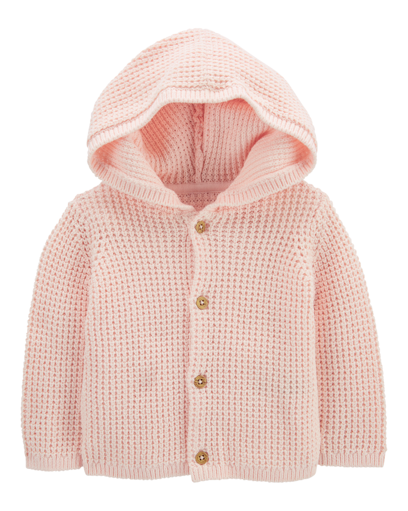 Baby Hooded Cardigan, image 1 of 3 slides