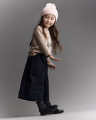 Toddler Girl Cocoa Cat Long-Sleeve Graphic Tee - Tan, image 4 of 6 slides