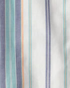 Gar&ccedil;ons - Chemise boutonn&eacute;e &agrave; manches courtes et &agrave; rayures, image 2 sur 2 diapositives