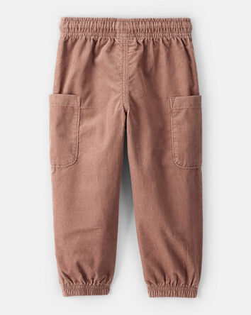 Toddler Boy Corduroy Joggers - Brown, 