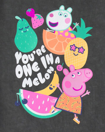 Toddler Girl Peppa Pig Graphic Tee - Grey, 