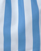 Toddler Boy Striped Swim Trunks - Blue, image 3 of 4 slides