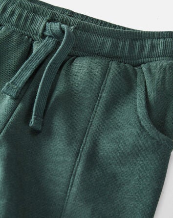 Baby Organic Cotton Joggers in Poplar Green, 