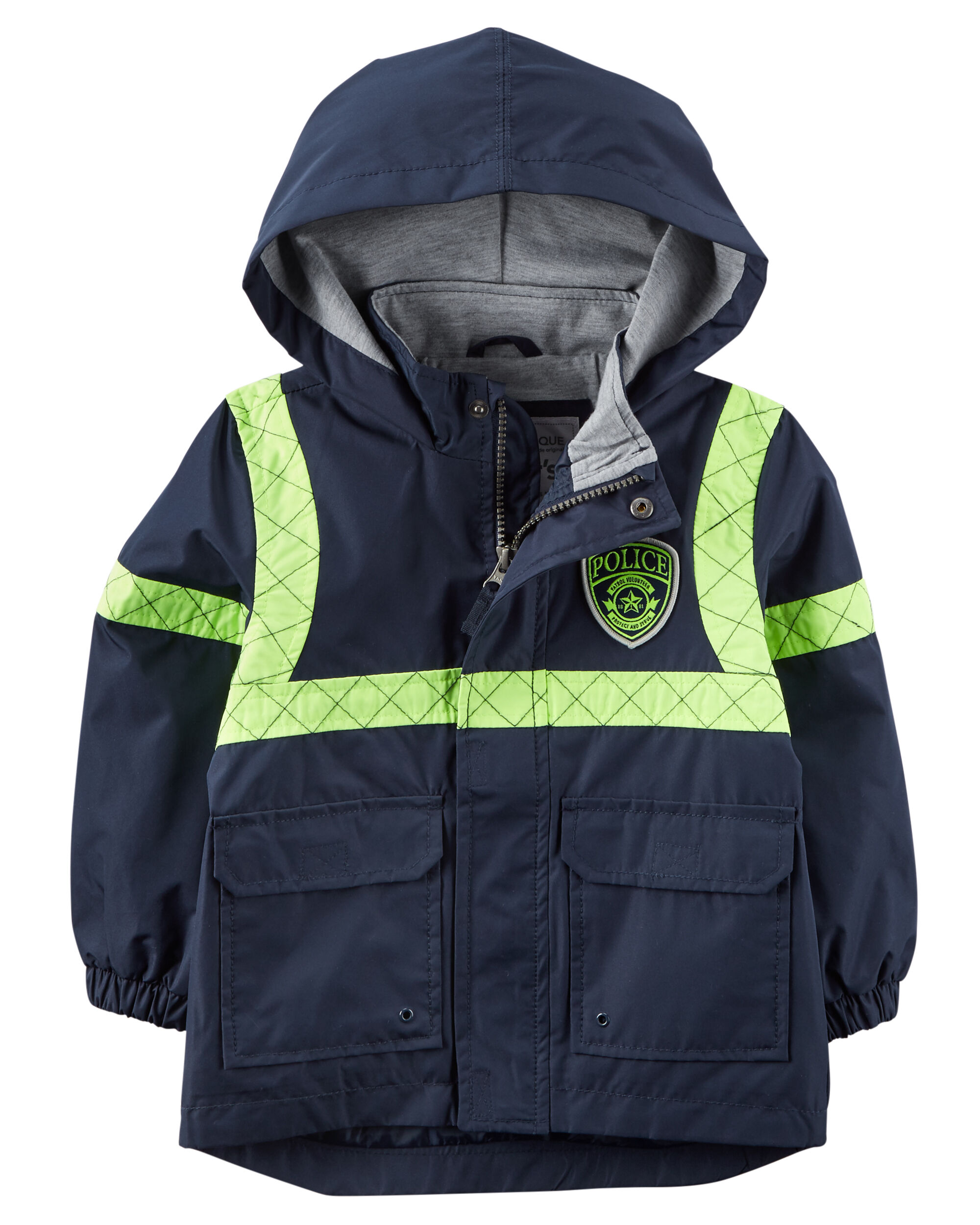 Carters Boys Little Police Raincoat Slicker