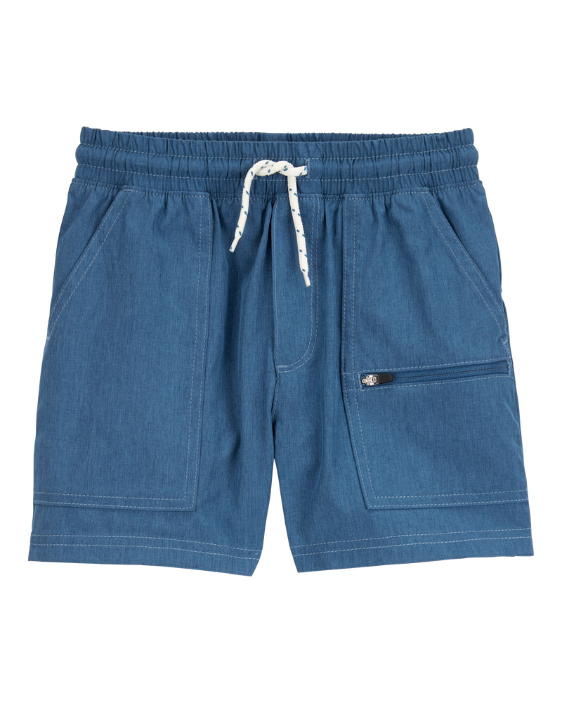 Enfant Short de randonn&eacute;e pour tous les jours - Bleu marine, image 1 sur 3 diapositives