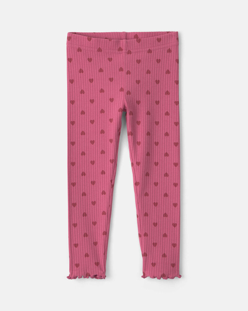 Toddler Girl 2-Piece 'Love' Fleece Long-Sleeve Top & Pant Set - Pink, image 2 of 5 slides