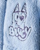 Toddler Boy Bluey&trade; Sherpa Hooded Zip-Up Jacket - Blue, image 2 of 3 slides