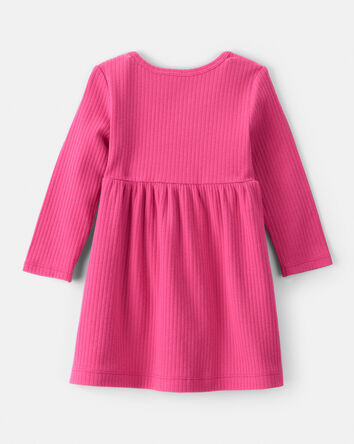 Bébé fille - Robe à manches longues – Rose, 