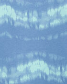 Kid Tie-Dye Cotton-Blend Tee - Blue, image 2 of 3 slides