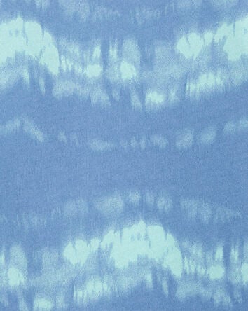 Kid Tie-Dye Cotton-Blend Tee - Blue, 