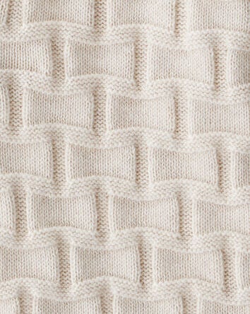 Kid Cropped Sweater Knit Cardigan - Ivory, 