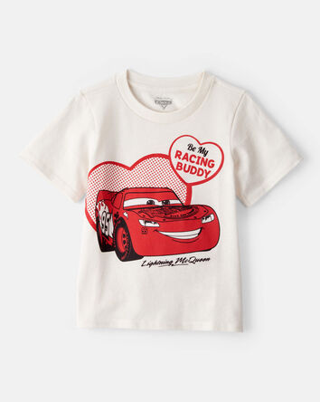 Toddler Boy Valentine's Day &copy;Disney/Pixar Cars Short-Sleeve Graphic Tee - Ivory, 