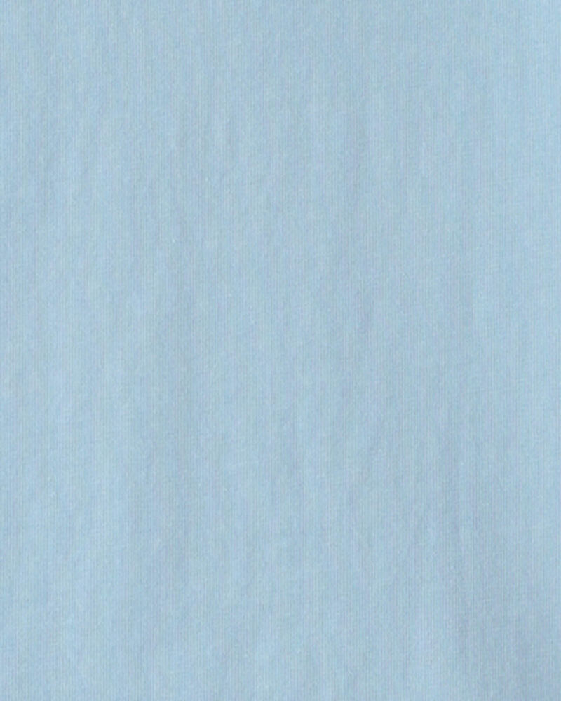 Kids Solid T-Shirt - Blue, image 2 of 3 slides