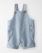Baby Organic Cotton Gauze Shortall, image 1 of 5 slides