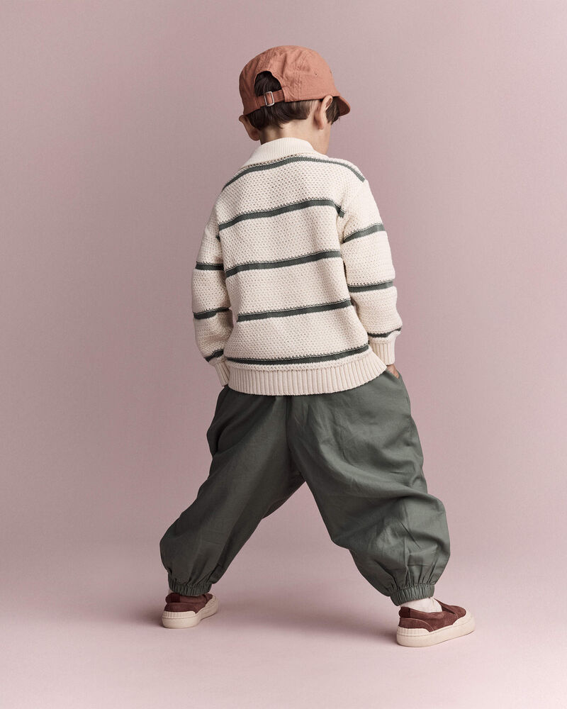 Toddler Relaxed Joggers - Sage, image 5 of 7 slides