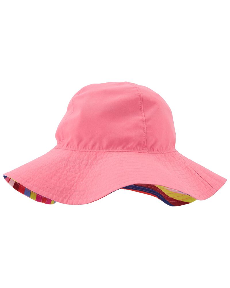 Pink Carter's Toddler Girl Pink/Stripe Sun Hat | carters.com