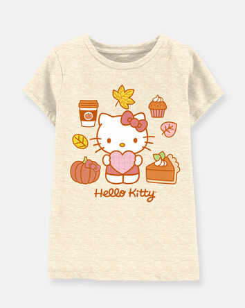 Filles - T-shirt à manches courtes à imprimé Hello Kitty up buttercup - Avoine, 
