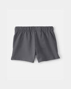 Toddler Girl French Terry Shorts - Grey, image 2 of 4 slides